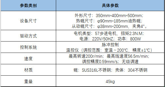 单辊干燥机技术参数
